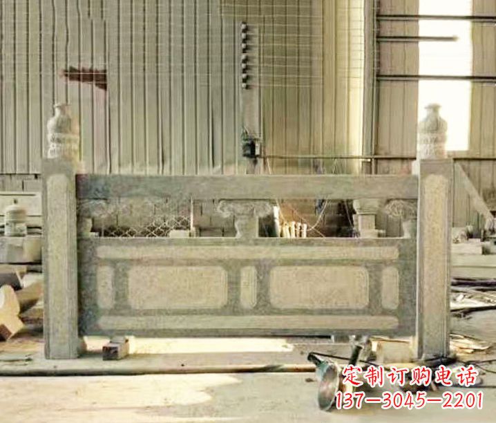 郑州园林仿古石栏板景观石雕_2 (2)