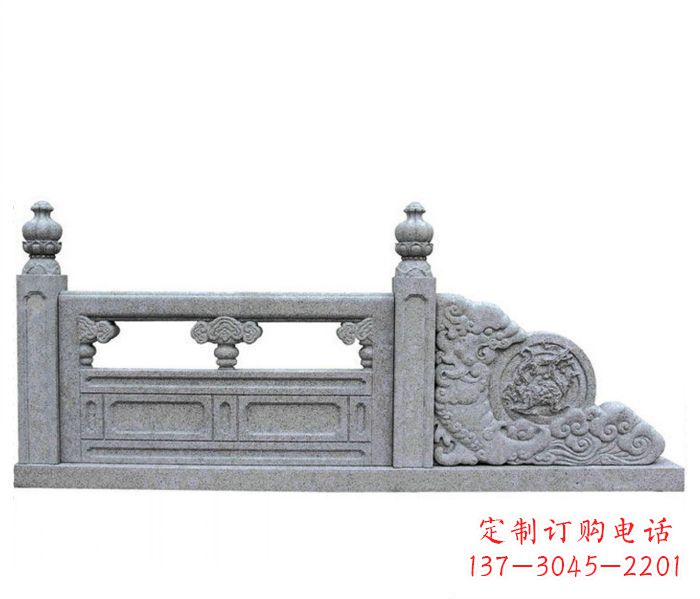 郑州园林景观大理石栏板雕塑 (2)