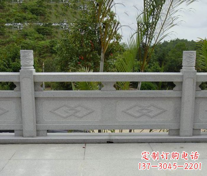 郑州园林景观大理石栏板雕塑 (3)