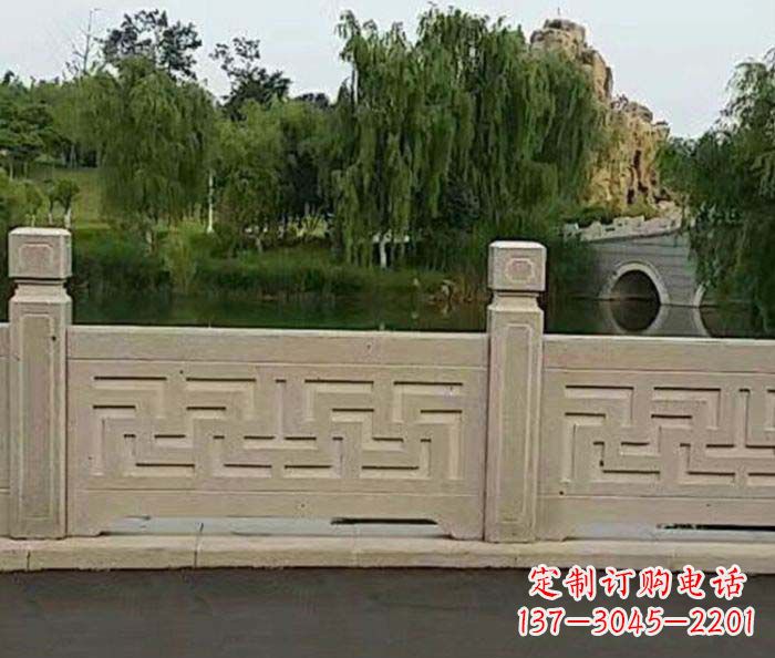 郑州园林景观大理石栏板石雕 (4)