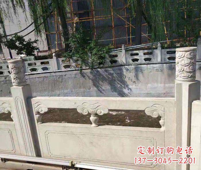 郑州园林景观大理石栏板石雕 (6)