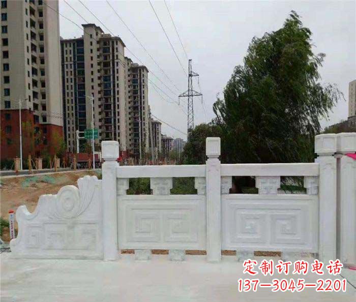 郑州园林景观大理石栏板石雕 (5)