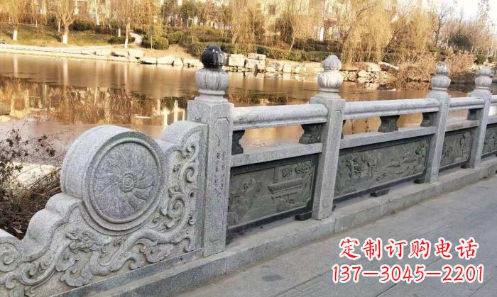 郑州园林景观大理石栏板石雕 (10)
