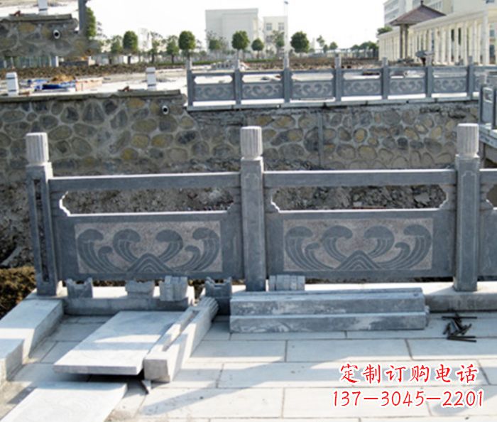 郑州园林景观大理石栏板石雕 (11)