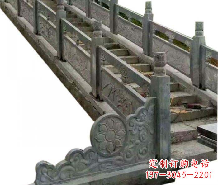 郑州园林景观仿古石雕栏板 (4)