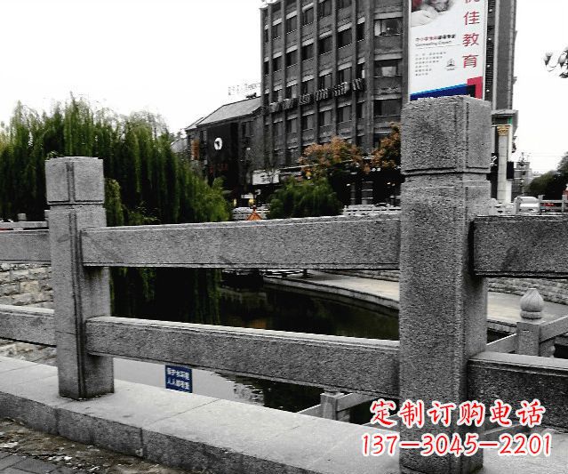 郑州园林景观仿古石雕栏板 (9)