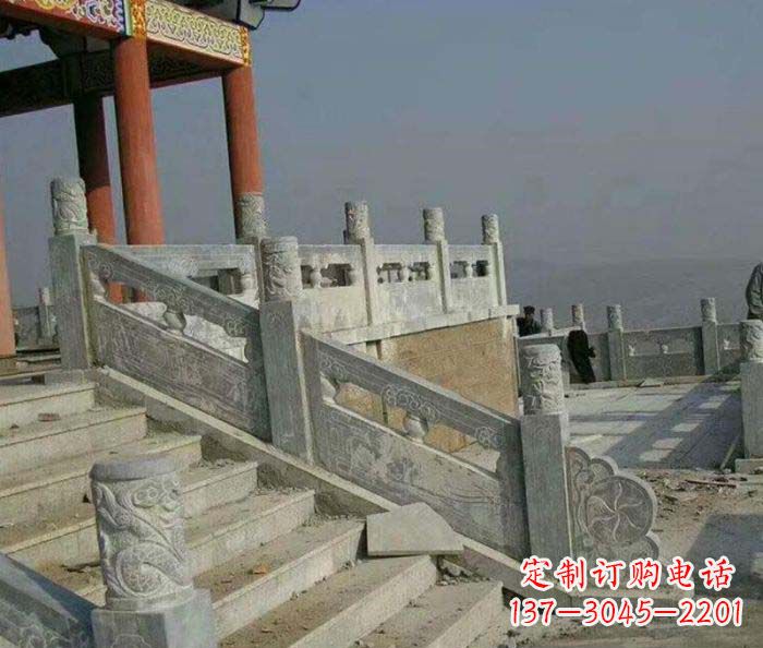 郑州园林景观仿古石雕栏板