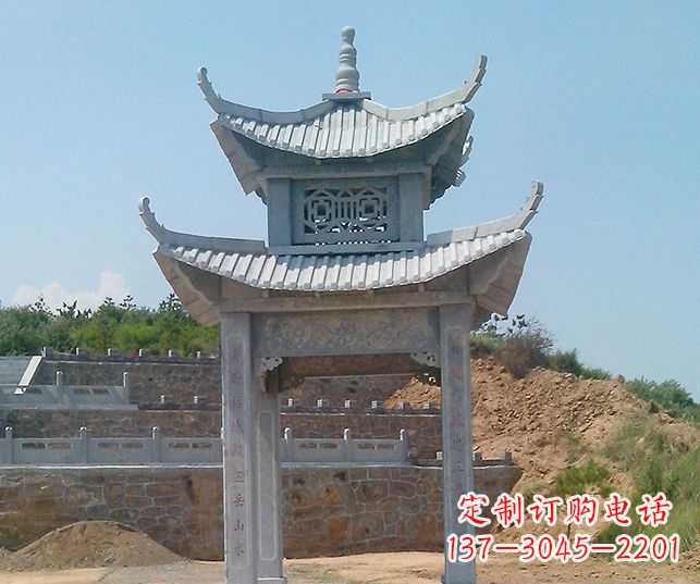 郑州园林景观仿古石雕凉亭