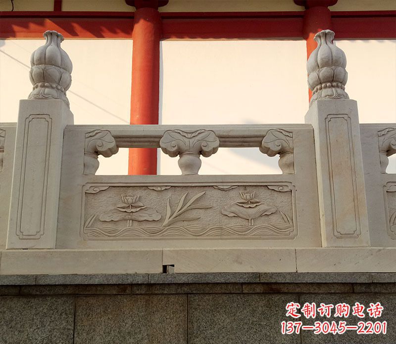 郑州园林石浮雕栏板景观石雕 (2)