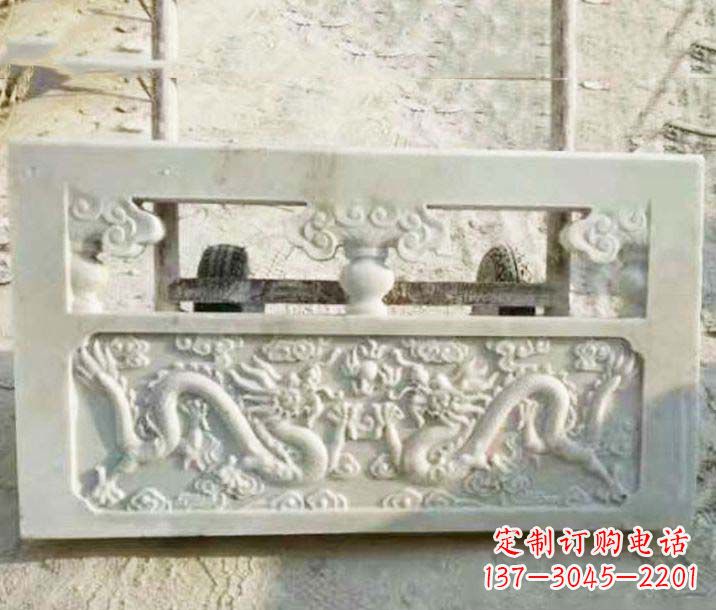 郑州园林石浮雕栏板景观石雕
