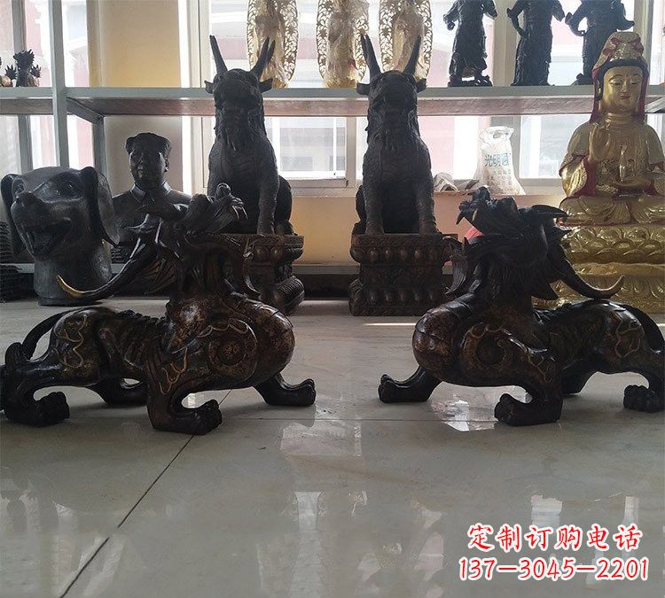 郑州招财辟邪貔貅铜雕