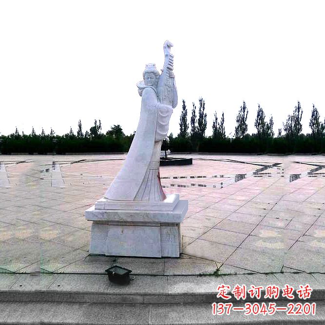 郑州中国古代四大美女之王昭君广场石雕塑