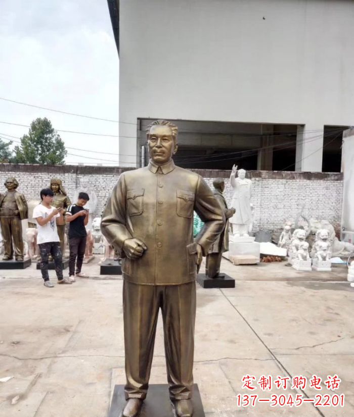 郑州周恩来铜雕 (3)