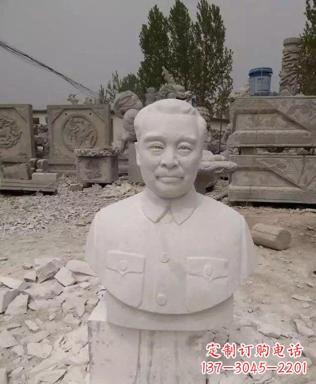 郑州周恩来头像石雕