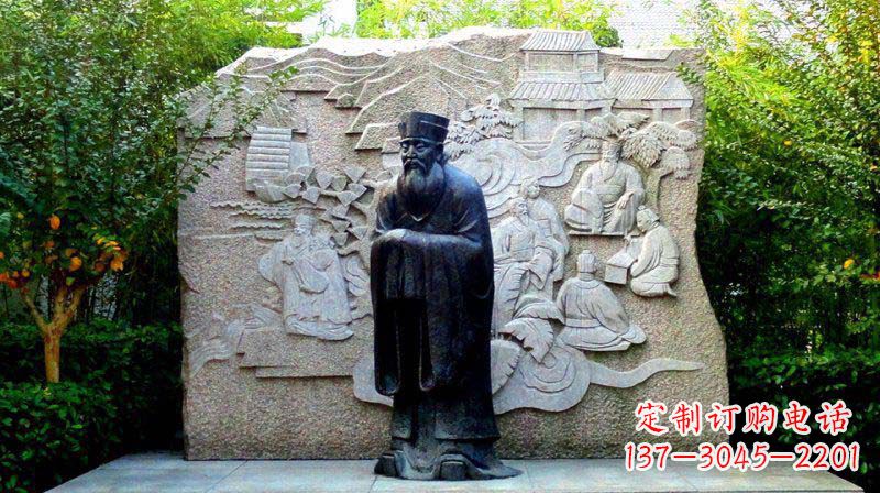 郑州朱熹古代名人铜雕_2