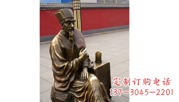 郑州诸葛亮古代名人铜雕