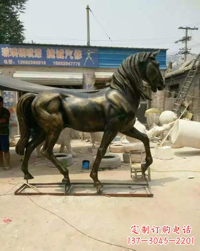 郑州铸铜马雕塑