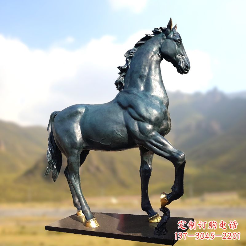 郑州铸铜马铜雕塑