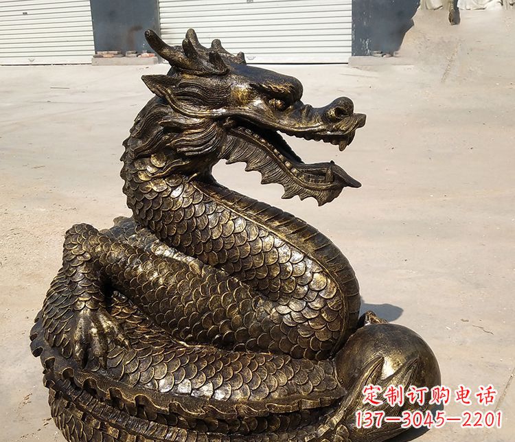 郑州铸铜神龙雕塑