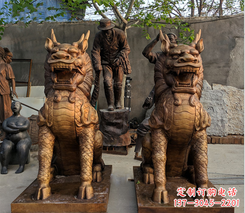 郑州麒麟铜雕
