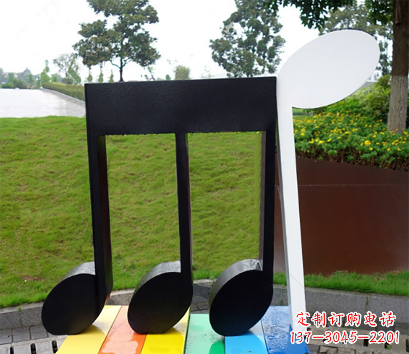 郑州音符雕塑不锈钢